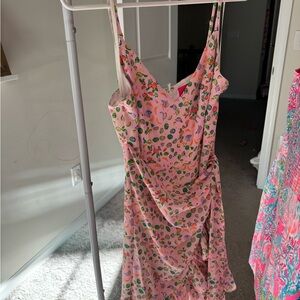Lilly Pulitzer Pink Floral Dress